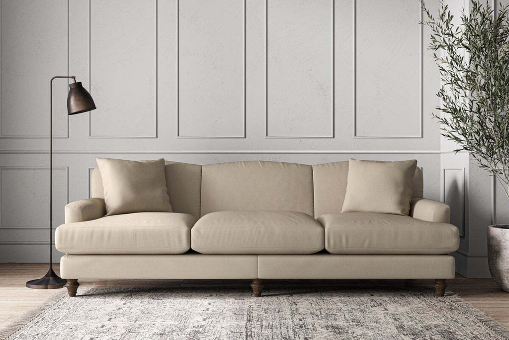 Deni Super Grand Sofa - Recycled Cotton Stone