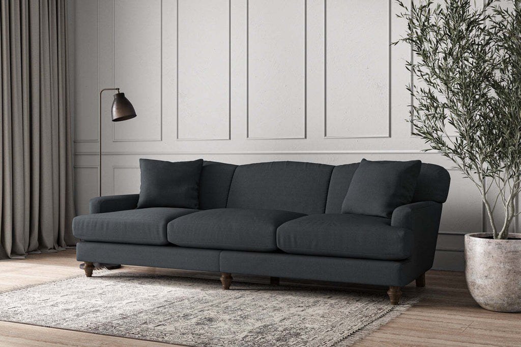 Deni Super Grand Sofa - Recycled Cotton Thunder