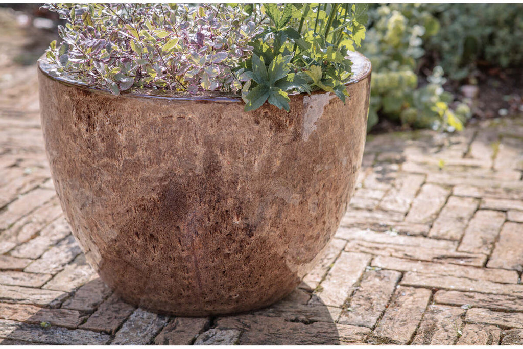 Dunai Terracotta Planter - Brown