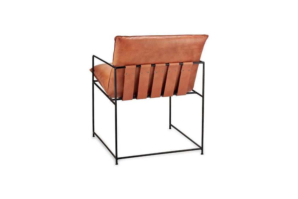 Durium Leather Lounger - Aged Tan