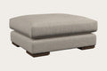 Guddu Large Footstool - Brera Linen Natural
