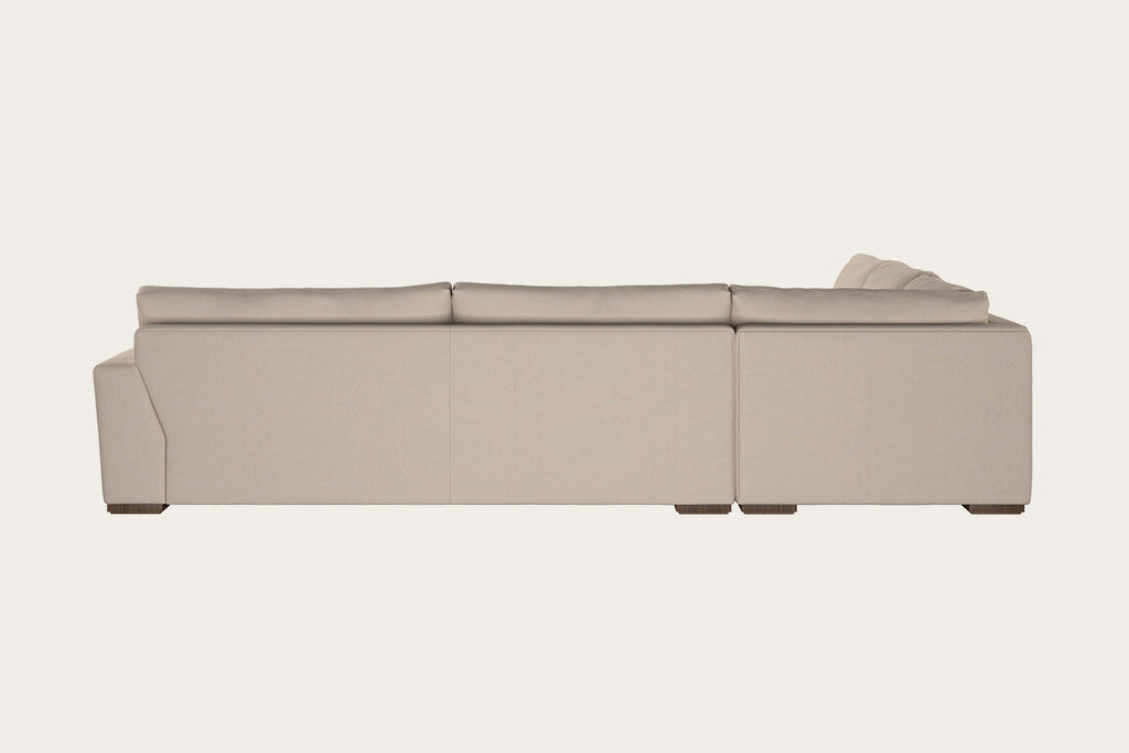 Guddu Large Left Hand Corner Sofa - Brera Linen Indigo