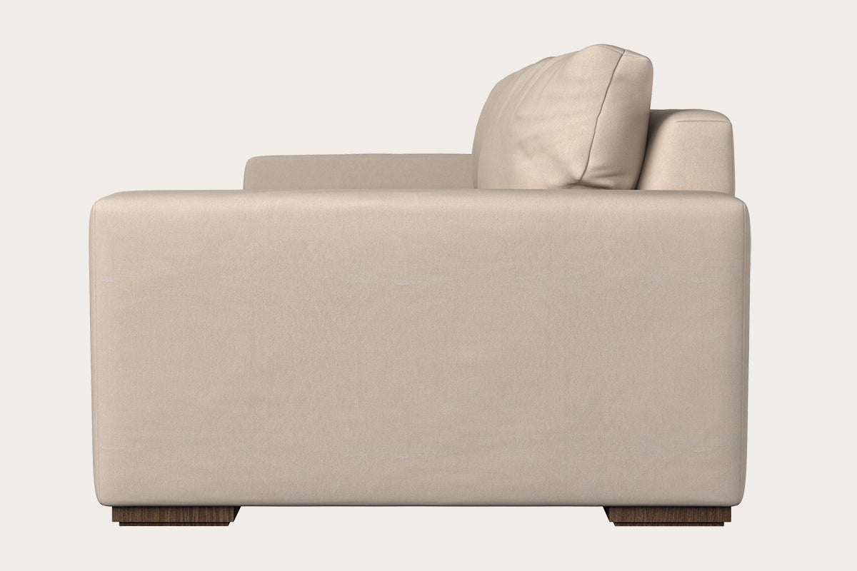 Guddu Large Left Hand Corner Sofa - Brera Linen Pebble