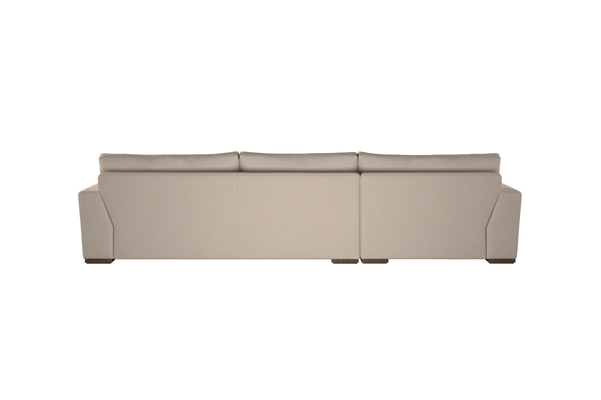 Guddu Large Left Hand Corner Sofa - Brera Linen Smoke