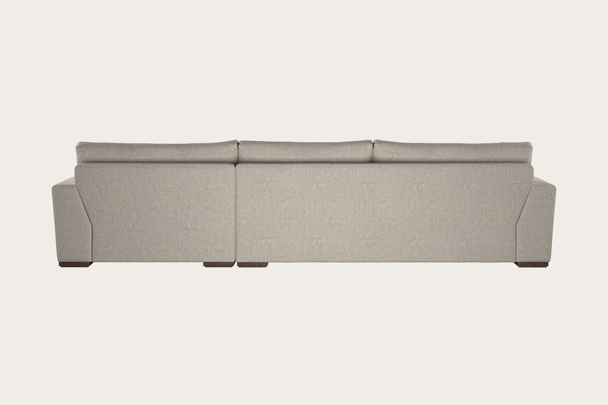 Guddu Medium Footstool - Recycled Cotton Seaspray