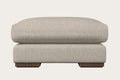 Guddu Medium Footstool - Brera Linen Natural