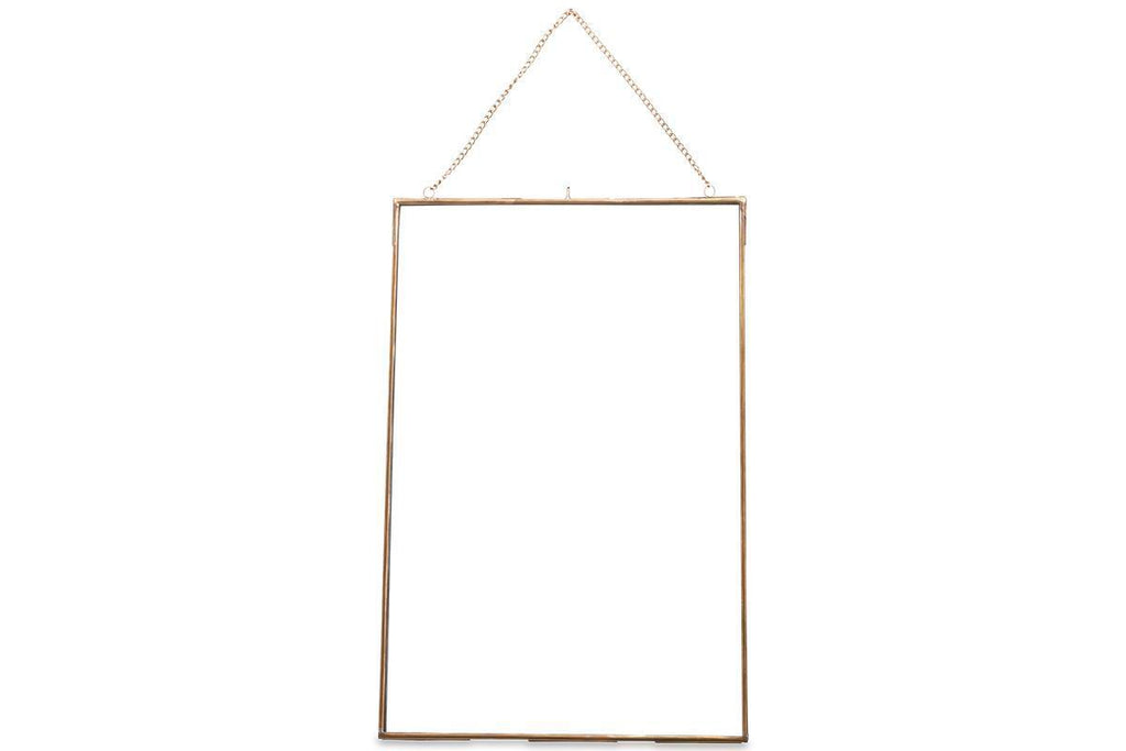 Gigantic Antique Brass Kiko Frame