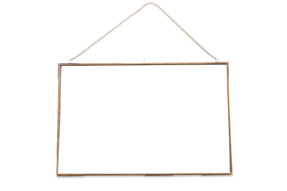 Gigantic Antique Brass Kiko Frame