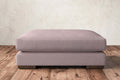 Guddu Grand Footstool - Recycled Cotton Lavender