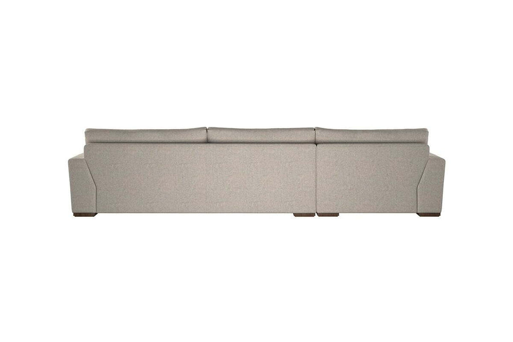 Guddu Grand Left Hand Chaise Sofa - Brera Linen Jade