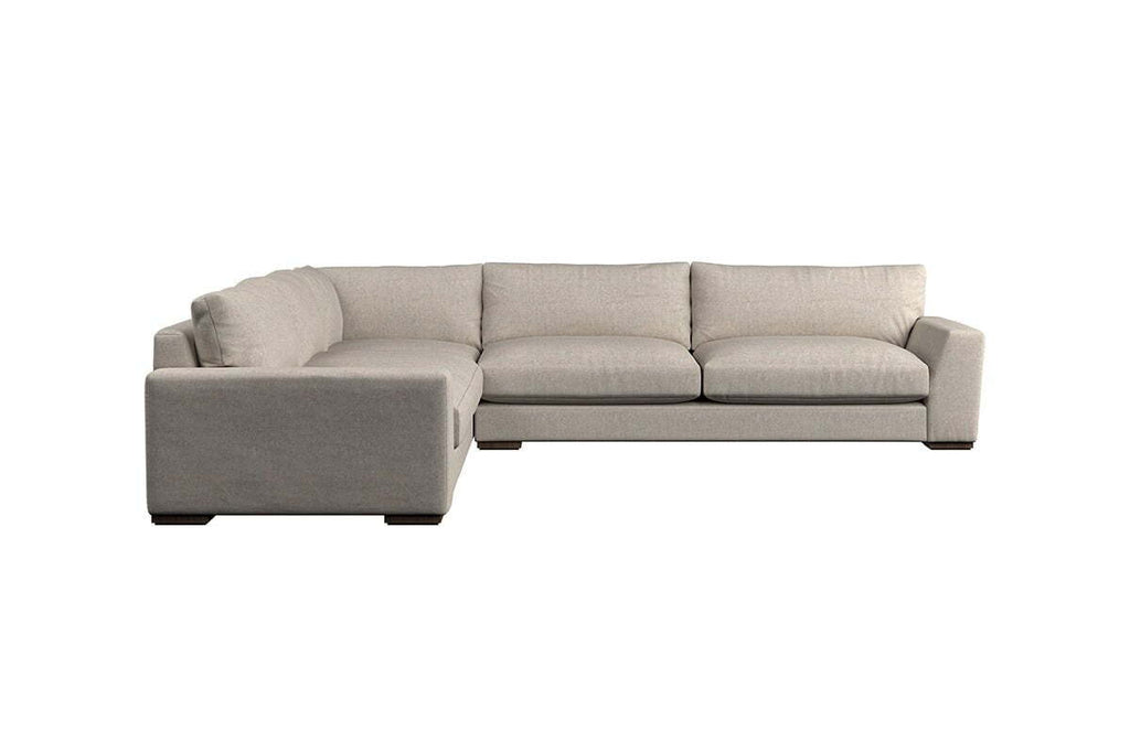 Guddu Grand Left Hand Corner Sofa - Brera Linen Sage