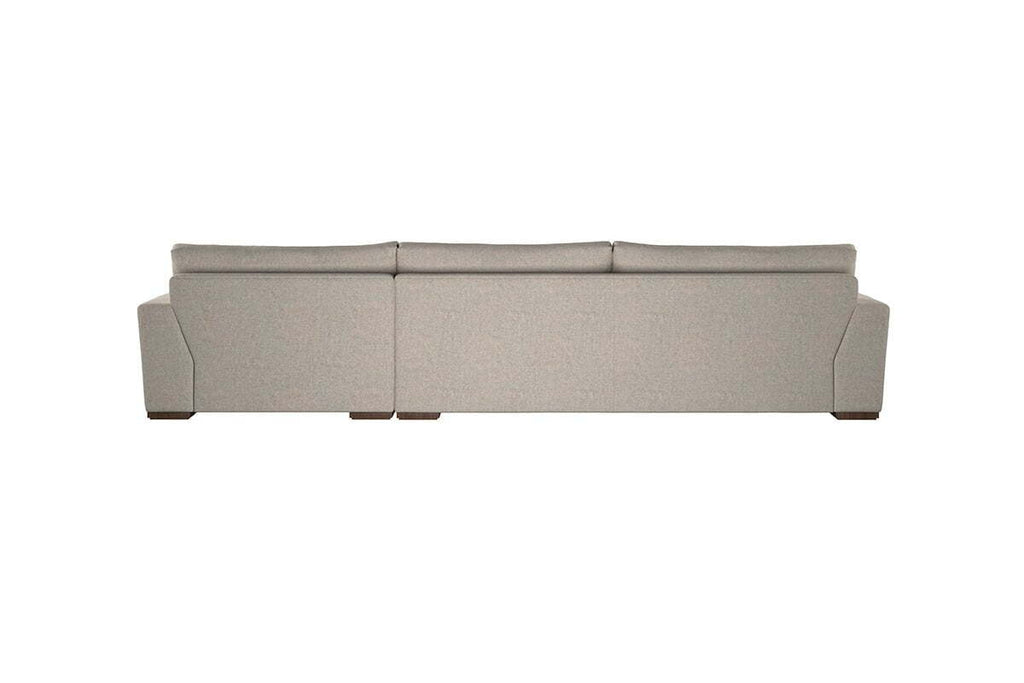 Guddu Grand Right Hand Chaise Sofa - Brera Linen Smoke