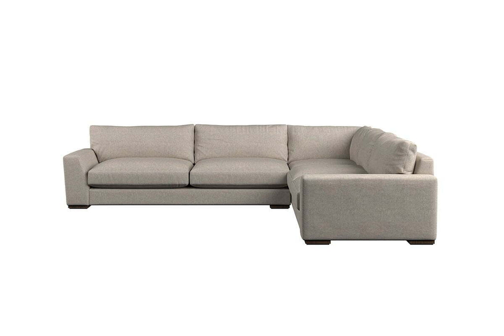 Guddu Grand Right Hand Corner Sofa - Brera Linen Smoke