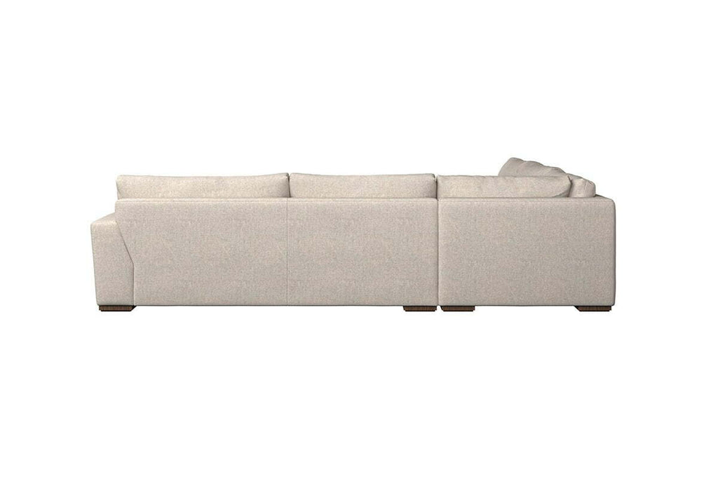Guddu Grand Right Hand Corner Sofa - Brera Linen Smoke