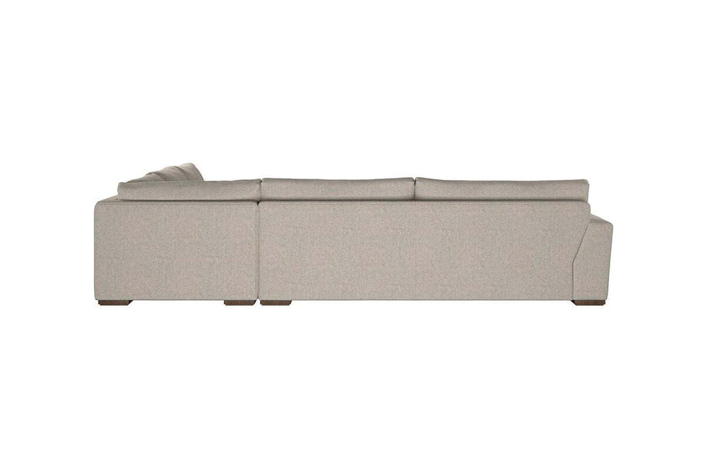 Guddu Grand Right Hand Corner Sofa - Brera Linen Smoke