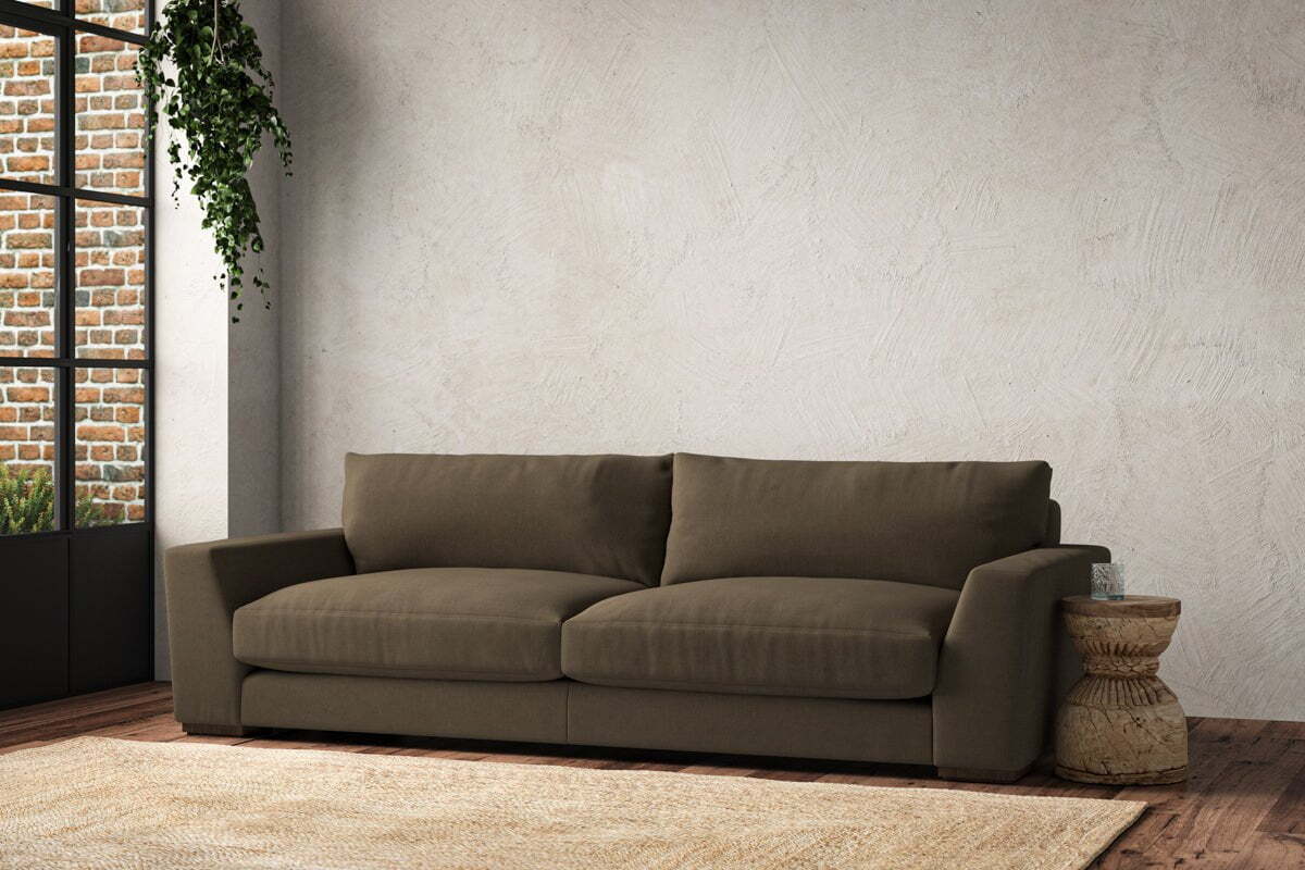 Guddu Grand Sofa - Brera Linen Chestnut