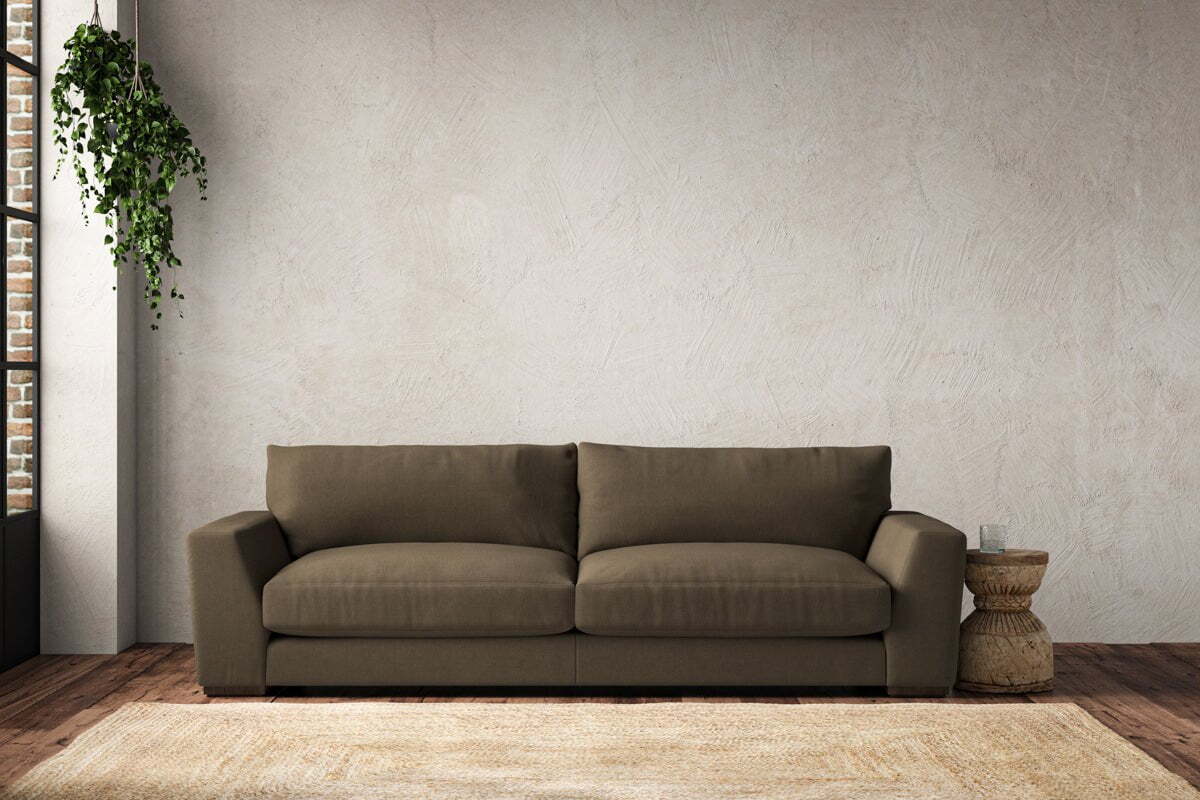 Guddu Grand Sofa - Brera Linen Chestnut