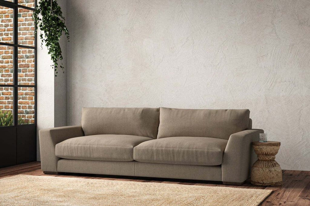 Guddu Grand Sofa - Brera Linen Pebble