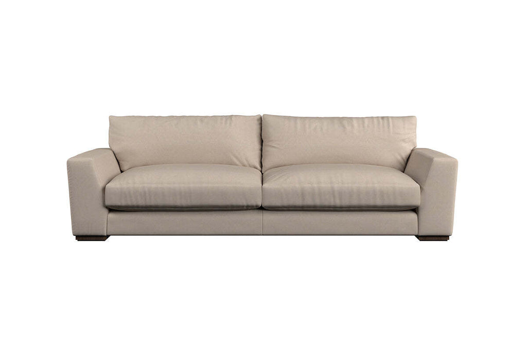 Guddu Grand Sofa - Recycled Cotton Mocha