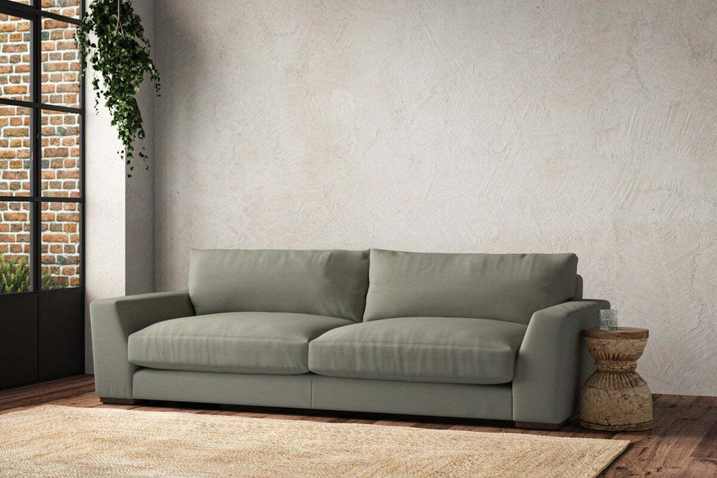 Guddu Grand Sofa - Recycled Cotton Seaspray