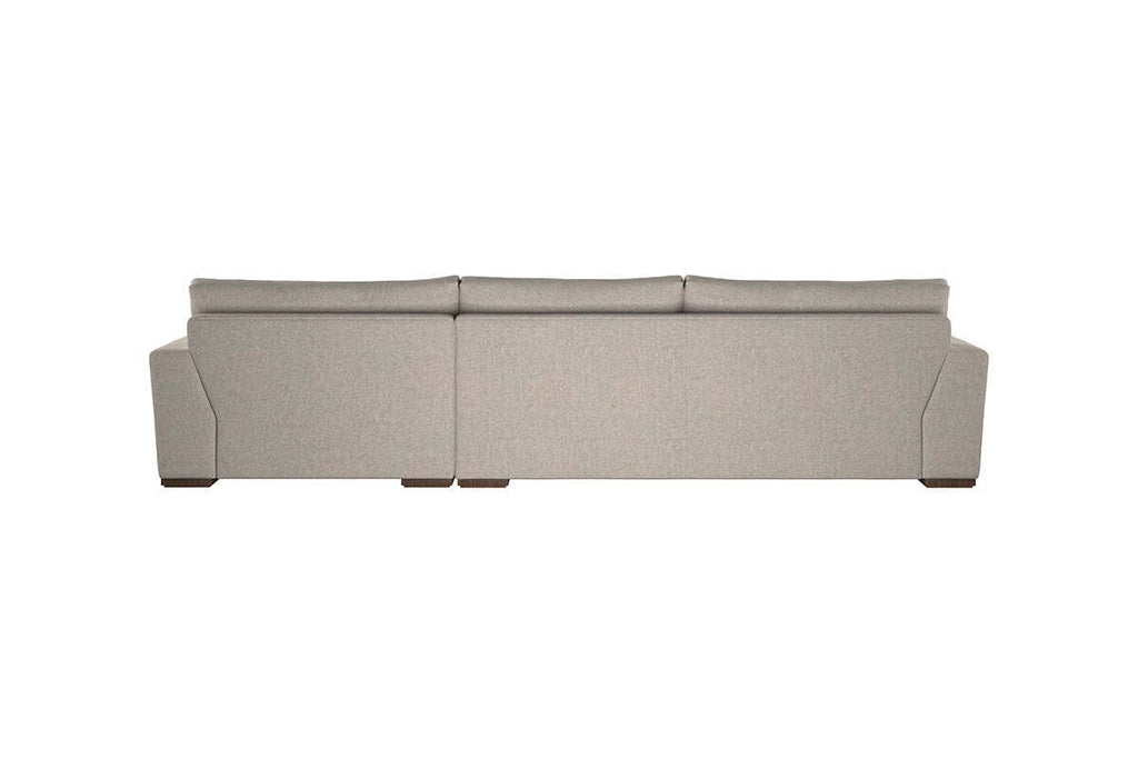 Guddu Large Right Hand Chaise Sofa - Brera Linen Charcoal