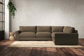 Guddu Large Right Hand Corner Sofa - Brera Linen Chestnut