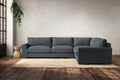 Guddu Large Right Hand Corner Sofa - Brera Linen Dusk