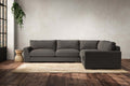 Guddu Large Right Hand Corner Sofa - Brera Linen Granite