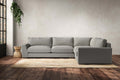 Guddu Large Right Hand Corner Sofa - Brera Linen Smoke