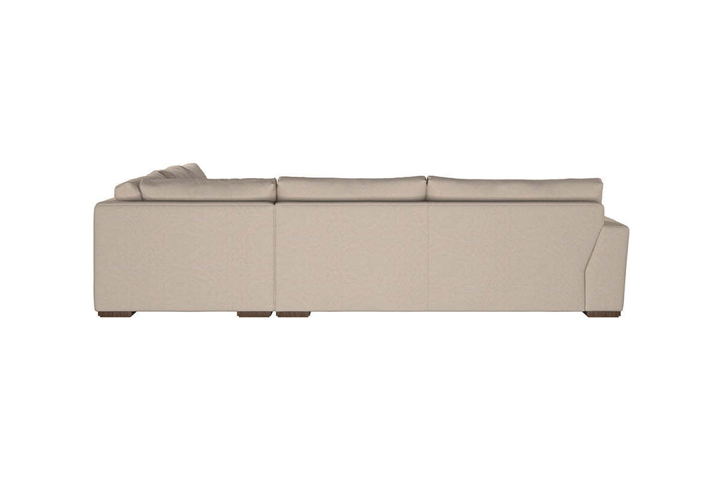 Guddu Large Right Hand Corner Sofa - Recycled Cotton Thunder