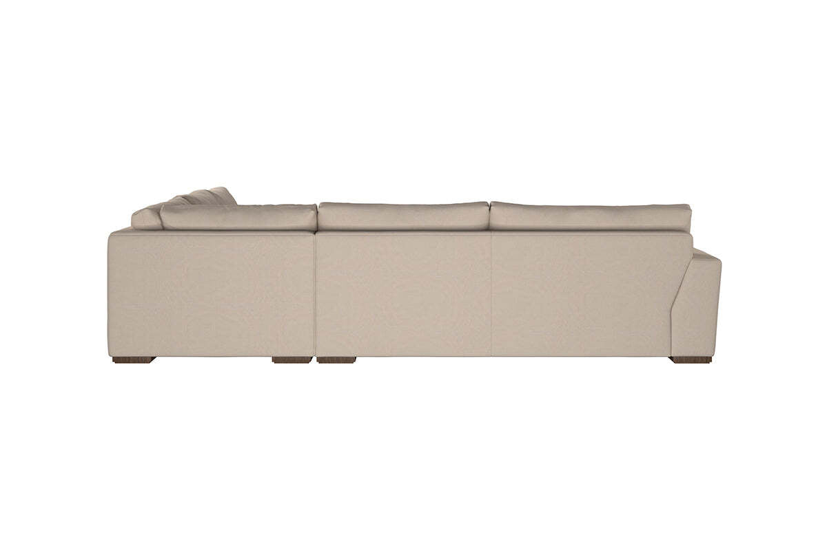 Guddu Large Right Hand Corner Sofa - Recycled Cotton Thunder