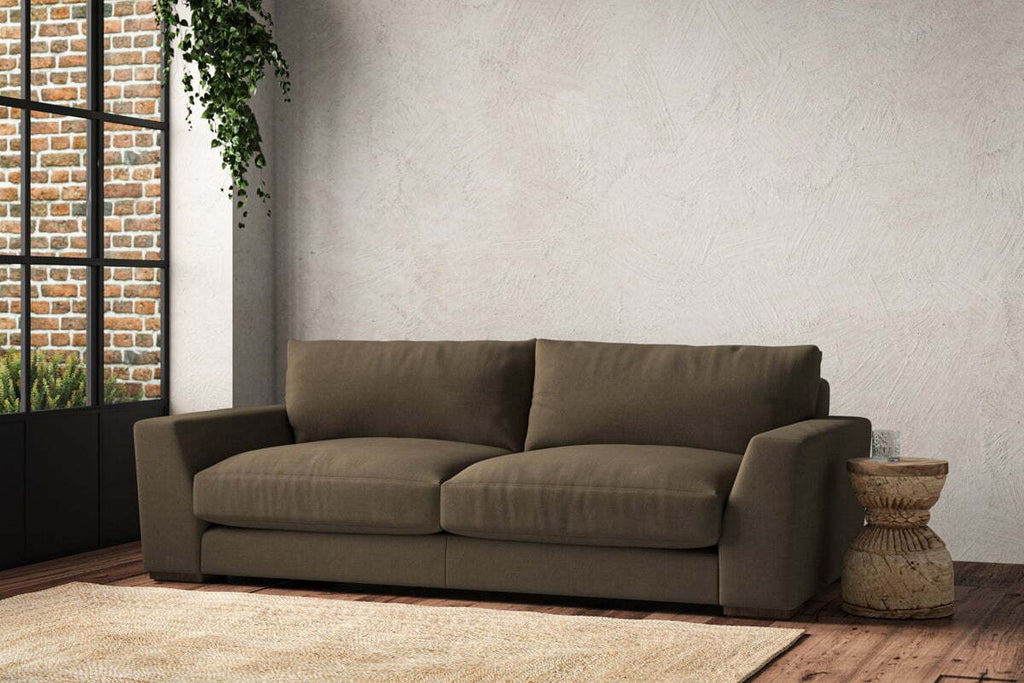 Guddu Large Sofa - Brera Linen Chestnut
