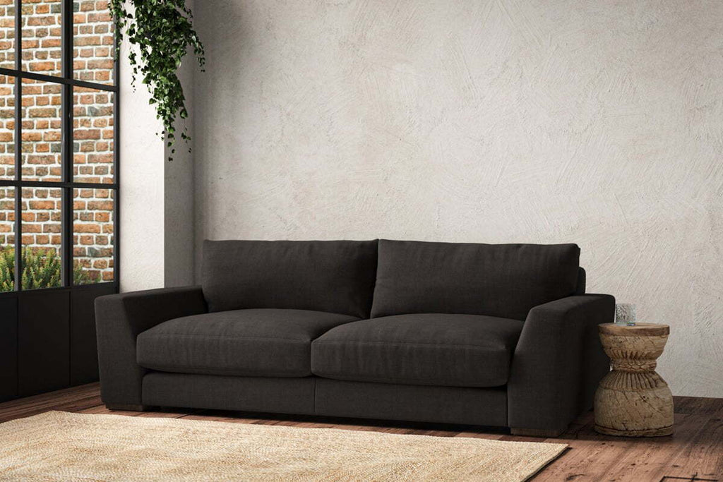 Guddu Large Sofa - Brera Linen Espresso