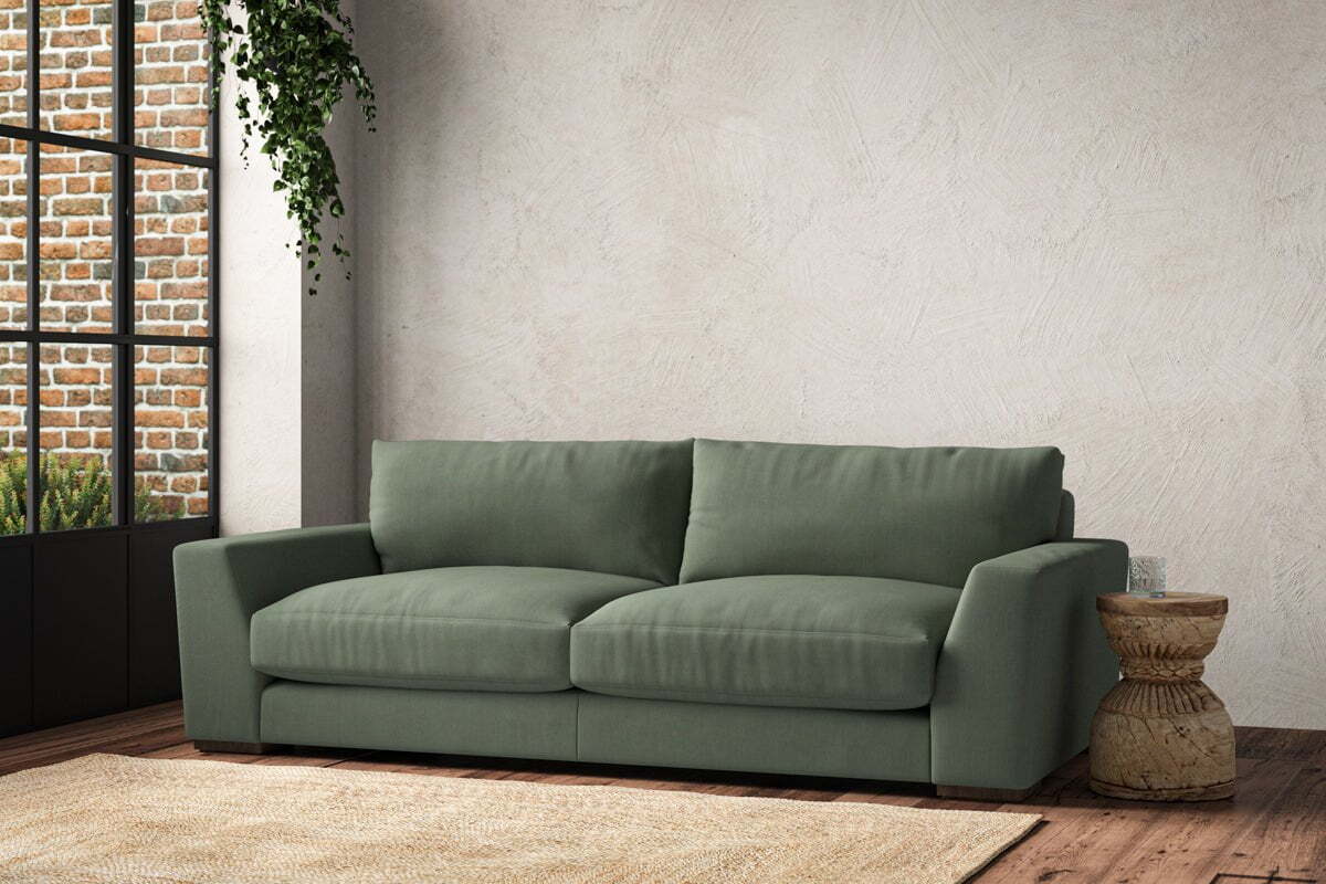 Guddu Large Sofa - Brera Linen Jade