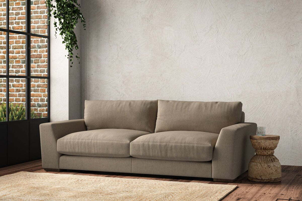 Guddu Large Sofa - Brera Linen Pebble