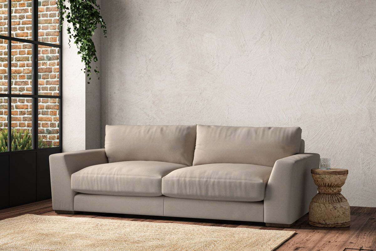 Guddu Large Sofa - Recycled Cotton Natural
