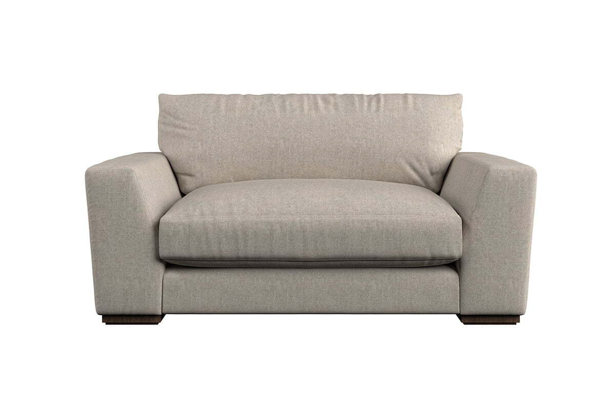 Guddu Love Seat - Brera Linen Indigo