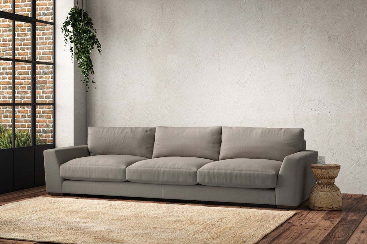 Guddu Super Grand Sofa - Recycled Cotton Flax