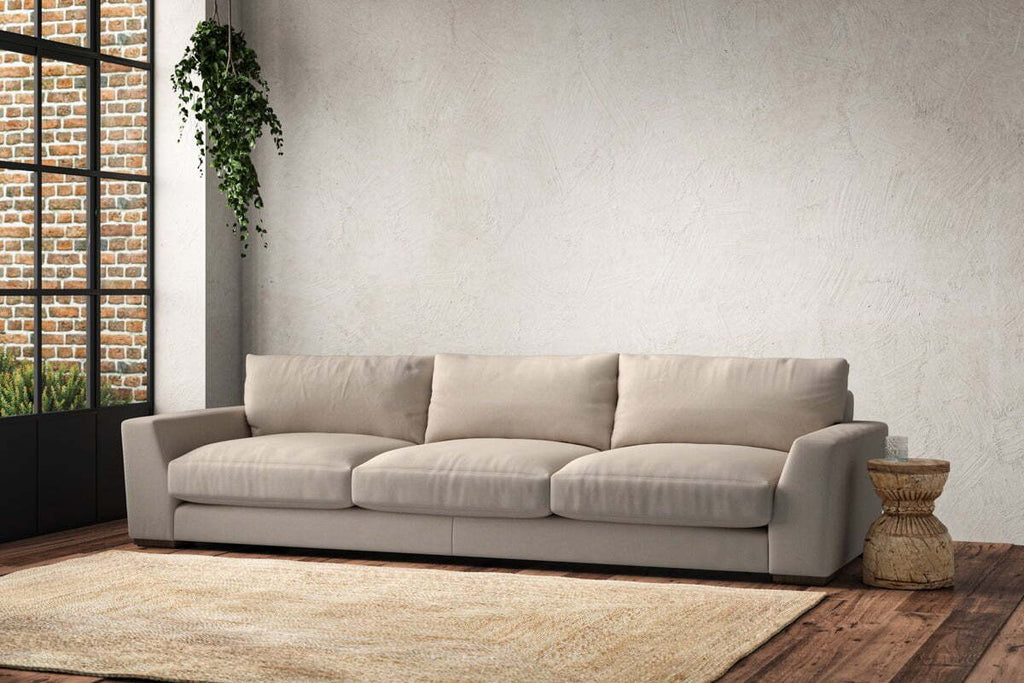 Guddu Super Grand Sofa - Recycled Cotton Natural