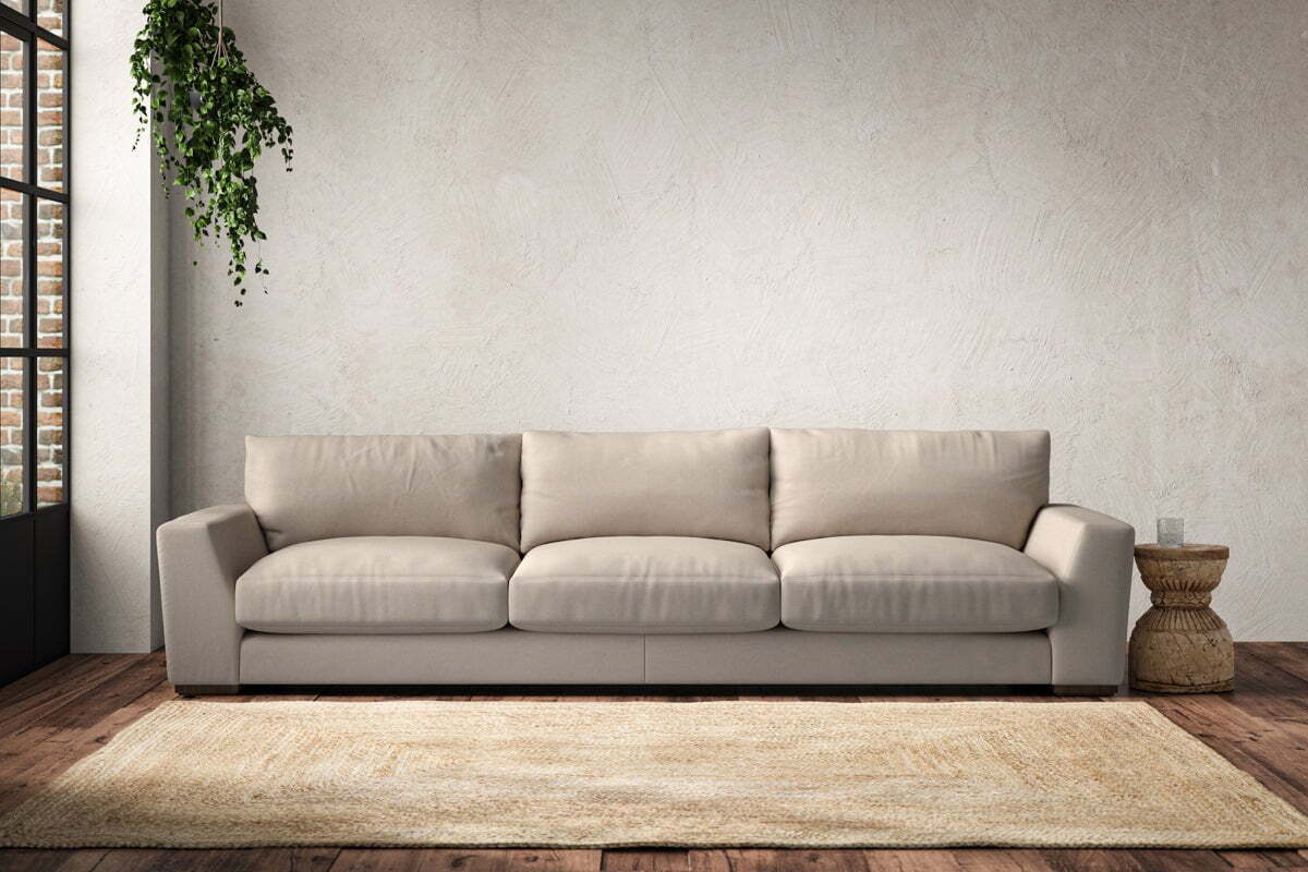 Guddu Super Grand Sofa - Recycled Cotton Natural