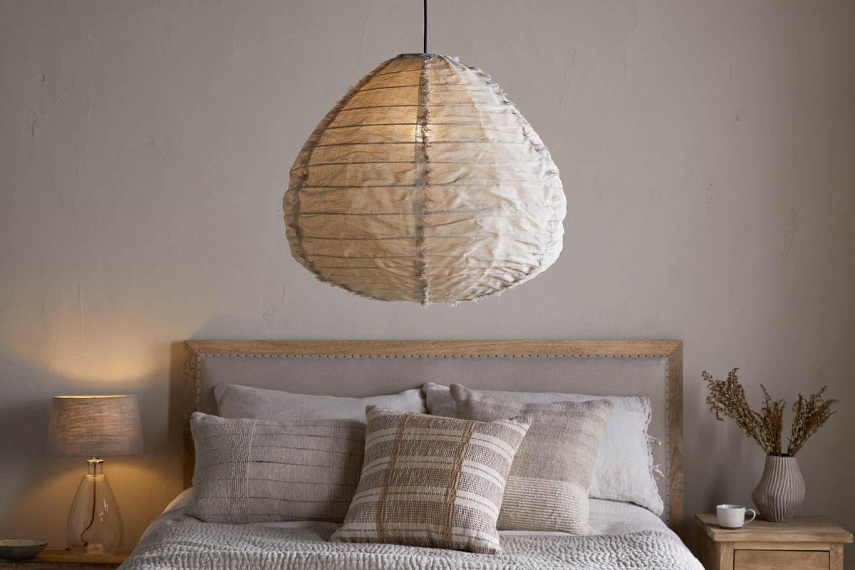 Hirana Linen Lampshade - Natural - Large