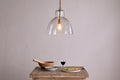 Inayah Recycled Glass Pendant - Clear