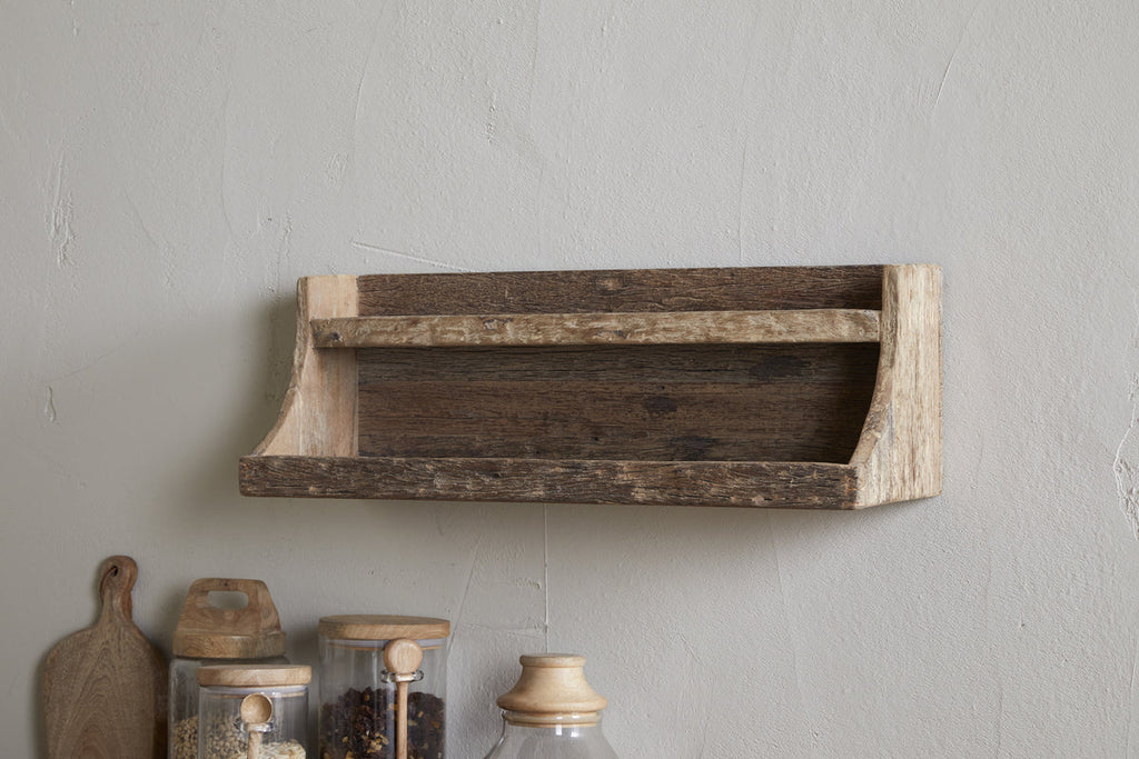 Ibo Reclaimed Wood Storage Shelf - Natural