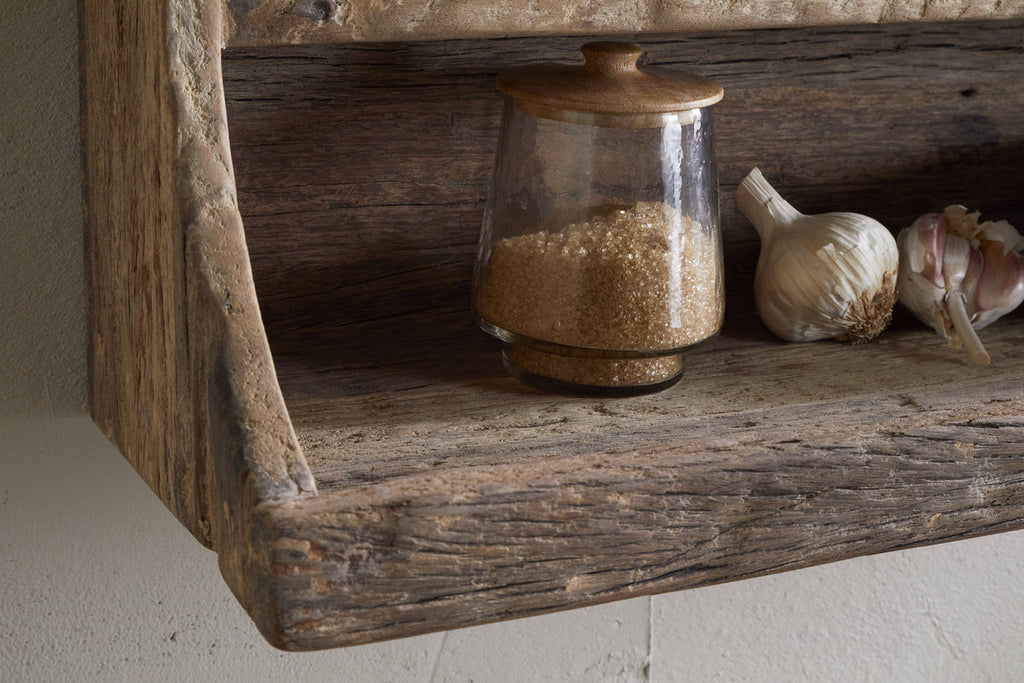 Ibo Reclaimed Wood Storage Shelf - Natural