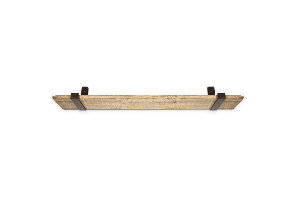 Ibo Reclaimed Wood & Iron Shelf - Natural