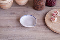 Indigo Drop Spoon Rest - Cream & Indigo