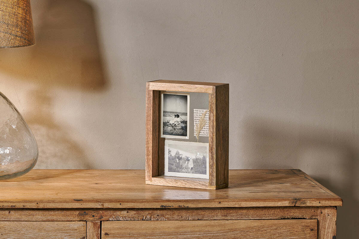 Indu Standing Mango Wood Frame - Natural