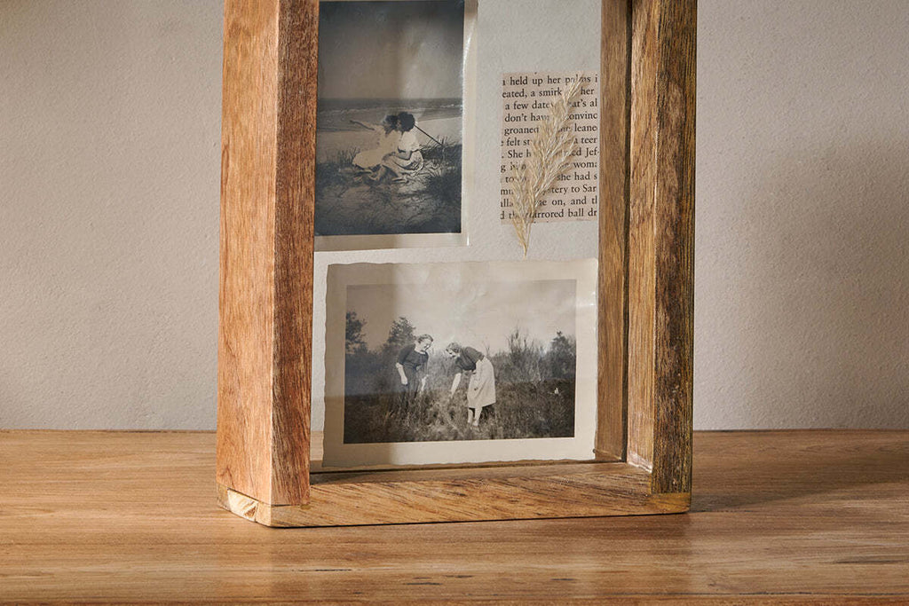Indu Standing Mango Wood Frame - Natural