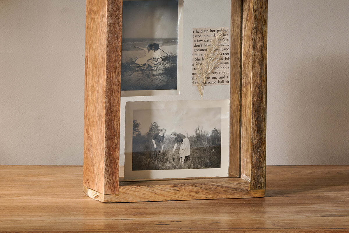 Indu Standing Mango Wood Frame - Natural