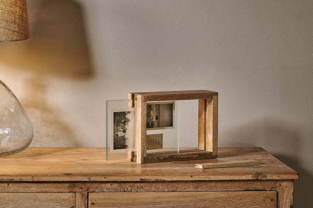 Indu Standing Mango Wood Frame - Natural